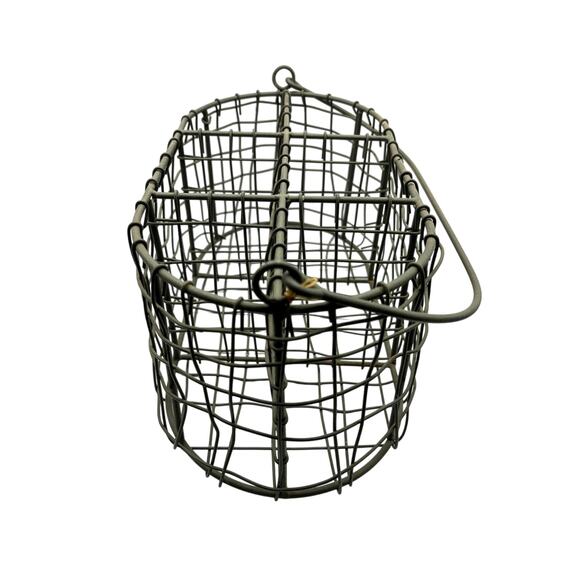 Rustic Country Farmhouse Metal Wire Silverware Napkin Caddy Farmhouse w/ Handle - Picture 4 of 8